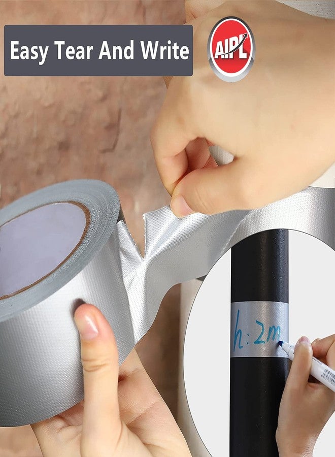 AIPL Duct Tape Heavy Duty - Silver Strong Flexible No Residue All Weather All purpose for Do-It-Yourself Repairs Industrial Professional Use. 2 Inch X 25 Meter - Image 4